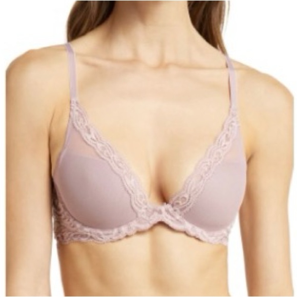 natori feathers bra in antique, 32DD